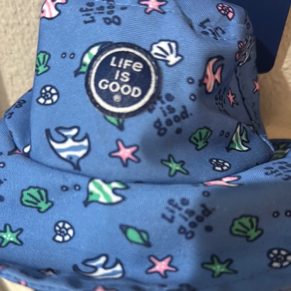 Life is Good Blue Bucket Hat